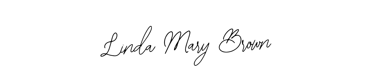 Use a signature maker to create a handwritten signature online. With this signature software, you can design (Bearetta-2O07w) your own signature for name Linda Mary Brown. Linda Mary Brown signature style 12 images and pictures png