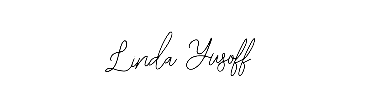 if you are searching for the best signature style for your name Linda Yusoff. so please give up your signature search. here we have designed multiple signature styles  using Bearetta-2O07w. Linda Yusoff signature style 12 images and pictures png