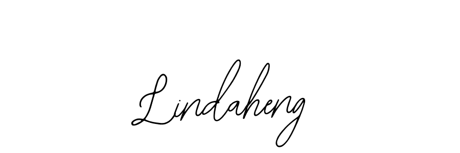 How to make Lindaheng name signature. Use Bearetta-2O07w style for creating short signs online. This is the latest handwritten sign. Lindaheng signature style 12 images and pictures png