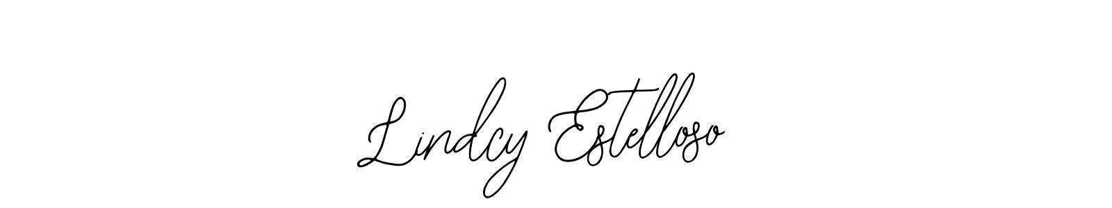 How to make Lindcy Estelloso signature? Bearetta-2O07w is a professional autograph style. Create handwritten signature for Lindcy Estelloso name. Lindcy Estelloso signature style 12 images and pictures png