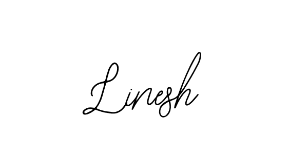 How to make Linesh signature? Bearetta-2O07w is a professional autograph style. Create handwritten signature for Linesh name. Linesh signature style 12 images and pictures png