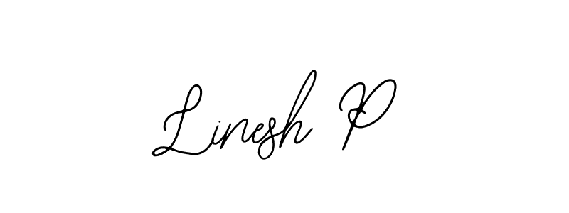 Also You can easily find your signature by using the search form. We will create Linesh P name handwritten signature images for you free of cost using Bearetta-2O07w sign style. Linesh P signature style 12 images and pictures png