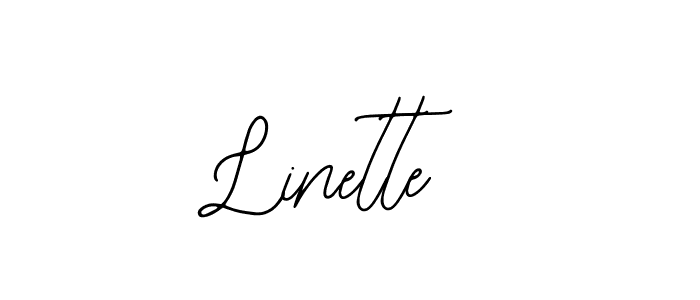 The best way (Bearetta-2O07w) to make a short signature is to pick only two or three words in your name. The name Linette include a total of six letters. For converting this name. Linette signature style 12 images and pictures png