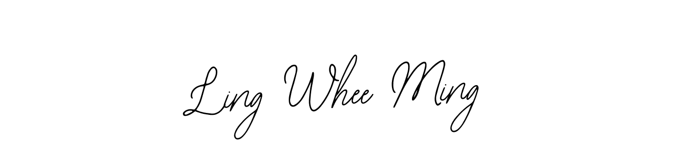 Ling Whee Ming stylish signature style. Best Handwritten Sign (Bearetta-2O07w) for my name. Handwritten Signature Collection Ideas for my name Ling Whee Ming. Ling Whee Ming signature style 12 images and pictures png