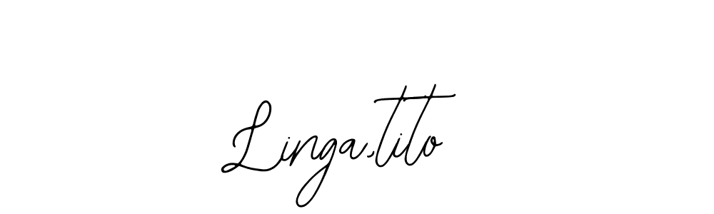 How to make Linga,tito signature? Bearetta-2O07w is a professional autograph style. Create handwritten signature for Linga,tito name. Linga,tito signature style 12 images and pictures png