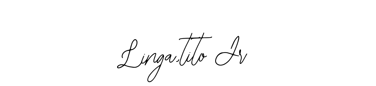 This is the best signature style for the Linga,tito Jr name. Also you like these signature font (Bearetta-2O07w). Mix name signature. Linga,tito Jr signature style 12 images and pictures png