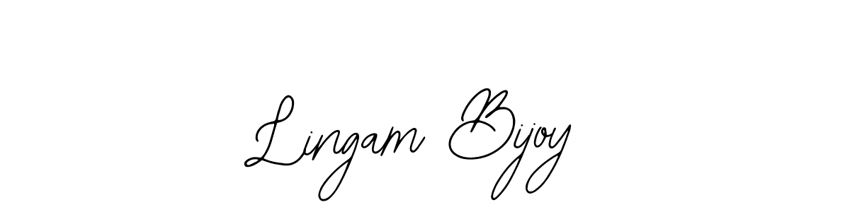 Similarly Bearetta-2O07w is the best handwritten signature design. Signature creator online .You can use it as an online autograph creator for name Lingam Bijoy. Lingam Bijoy signature style 12 images and pictures png