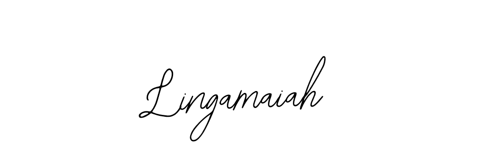 How to make Lingamaiah signature? Bearetta-2O07w is a professional autograph style. Create handwritten signature for Lingamaiah name. Lingamaiah signature style 12 images and pictures png