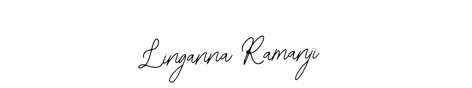 How to make Linganna Ramanji signature? Bearetta-2O07w is a professional autograph style. Create handwritten signature for Linganna Ramanji name. Linganna Ramanji signature style 12 images and pictures png