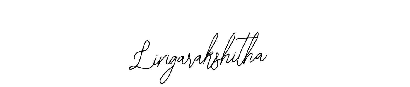 Use a signature maker to create a handwritten signature online. With this signature software, you can design (Bearetta-2O07w) your own signature for name Lingarakshitha. Lingarakshitha signature style 12 images and pictures png