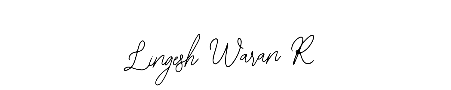 Create a beautiful signature design for name Lingesh Waran R. With this signature (Bearetta-2O07w) fonts, you can make a handwritten signature for free. Lingesh Waran R signature style 12 images and pictures png