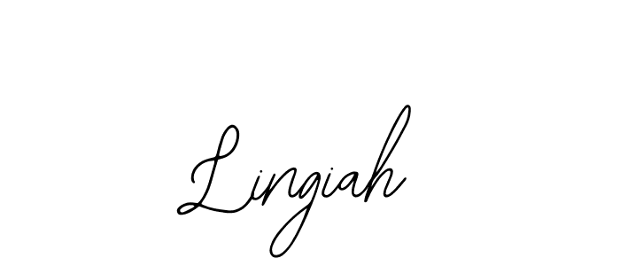 How to make Lingiah signature? Bearetta-2O07w is a professional autograph style. Create handwritten signature for Lingiah name. Lingiah signature style 12 images and pictures png