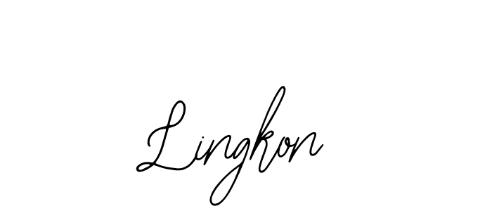 Make a beautiful signature design for name Lingkon. With this signature (Bearetta-2O07w) style, you can create a handwritten signature for free. Lingkon signature style 12 images and pictures png