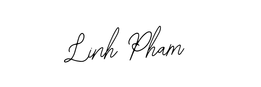 How to make Linh Pham name signature. Use Bearetta-2O07w style for creating short signs online. This is the latest handwritten sign. Linh Pham signature style 12 images and pictures png