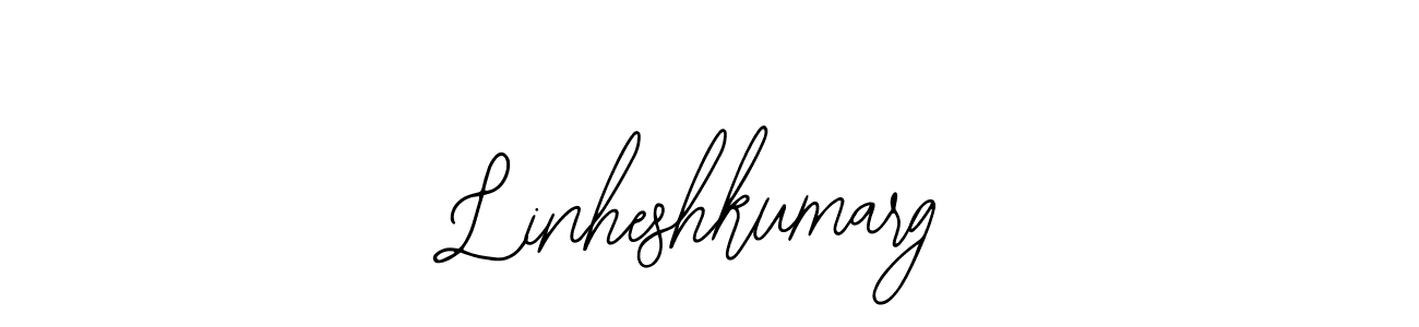 Design your own signature with our free online signature maker. With this signature software, you can create a handwritten (Bearetta-2O07w) signature for name Linheshkumarg. Linheshkumarg signature style 12 images and pictures png