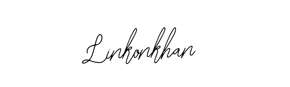 How to make Linkonkhan name signature. Use Bearetta-2O07w style for creating short signs online. This is the latest handwritten sign. Linkonkhan signature style 12 images and pictures png