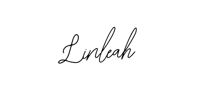 The best way (Bearetta-2O07w) to make a short signature is to pick only two or three words in your name. The name Linleah include a total of six letters. For converting this name. Linleah signature style 12 images and pictures png