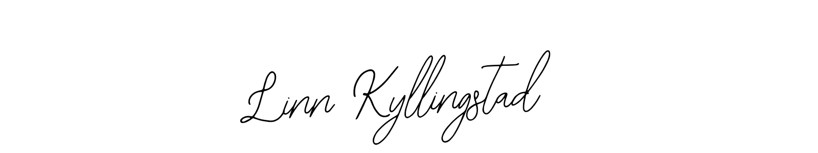 It looks lik you need a new signature style for name Linn Kyllingstad. Design unique handwritten (Bearetta-2O07w) signature with our free signature maker in just a few clicks. Linn Kyllingstad signature style 12 images and pictures png