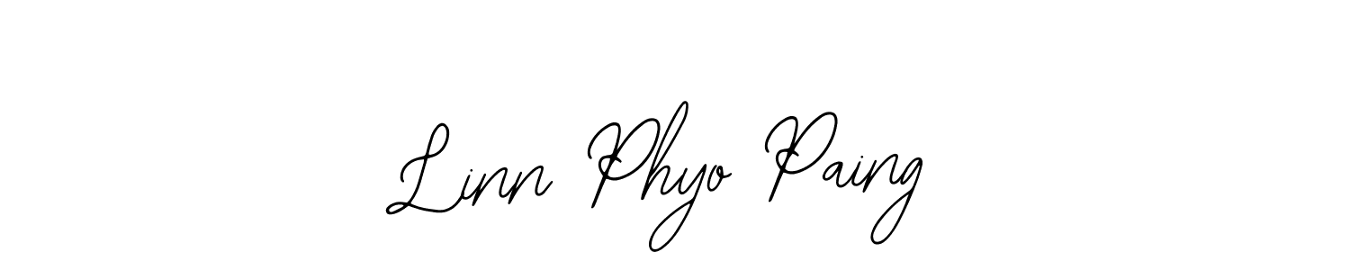 Also we have Linn Phyo Paing name is the best signature style. Create professional handwritten signature collection using Bearetta-2O07w autograph style. Linn Phyo Paing signature style 12 images and pictures png
