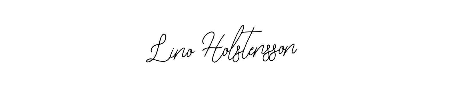 You can use this online signature creator to create a handwritten signature for the name Lino Holstensson. This is the best online autograph maker. Lino Holstensson signature style 12 images and pictures png