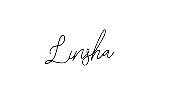 Make a beautiful signature design for name Linsha. Use this online signature maker to create a handwritten signature for free. Linsha signature style 12 images and pictures png