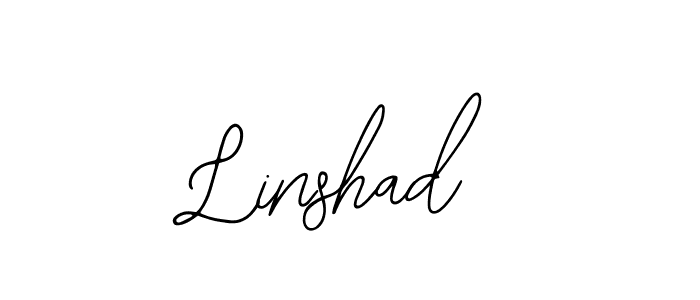 Linshad stylish signature style. Best Handwritten Sign (Bearetta-2O07w) for my name. Handwritten Signature Collection Ideas for my name Linshad. Linshad signature style 12 images and pictures png