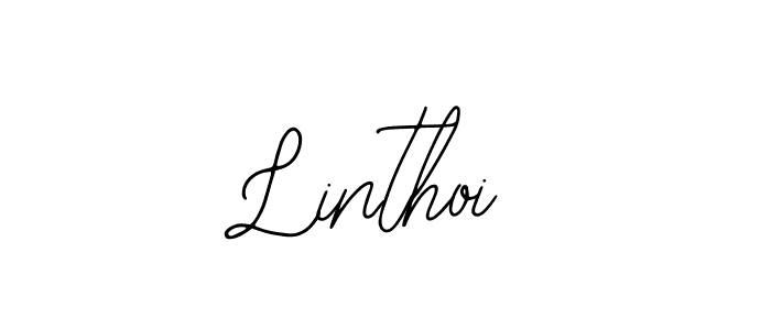 You should practise on your own different ways (Bearetta-2O07w) to write your name (Linthoi) in signature. don't let someone else do it for you. Linthoi signature style 12 images and pictures png