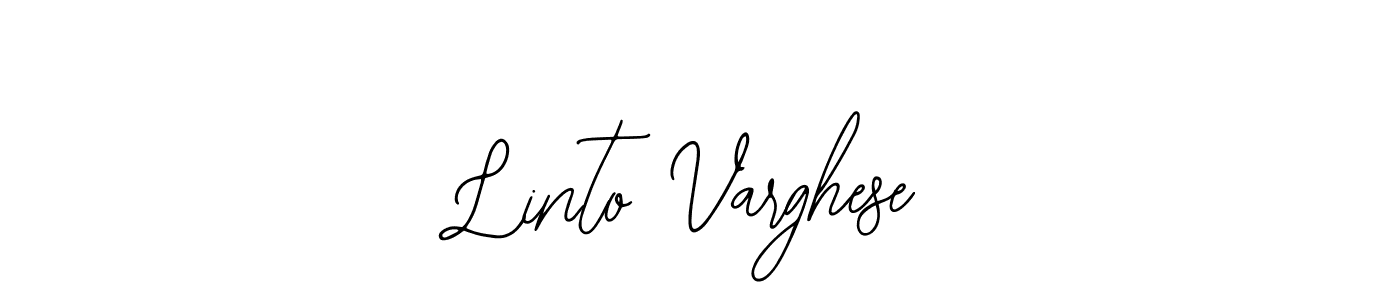 Create a beautiful signature design for name Linto Varghese. With this signature (Bearetta-2O07w) fonts, you can make a handwritten signature for free. Linto Varghese signature style 12 images and pictures png