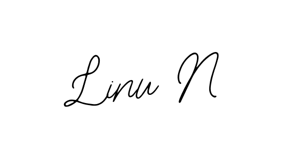 See photos of Linu N official signature by Spectra . Check more albums & portfolios. Read reviews & check more about Bearetta-2O07w font. Linu N signature style 12 images and pictures png