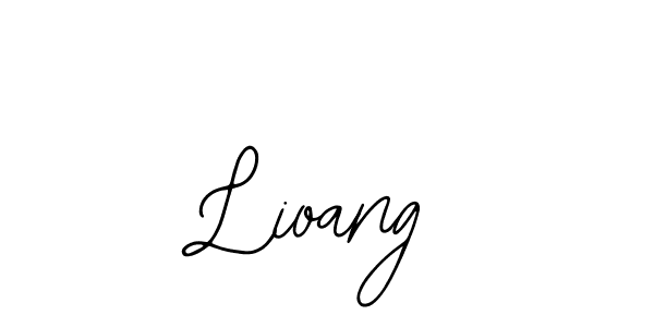 Design your own signature with our free online signature maker. With this signature software, you can create a handwritten (Bearetta-2O07w) signature for name Lioang. Lioang signature style 12 images and pictures png