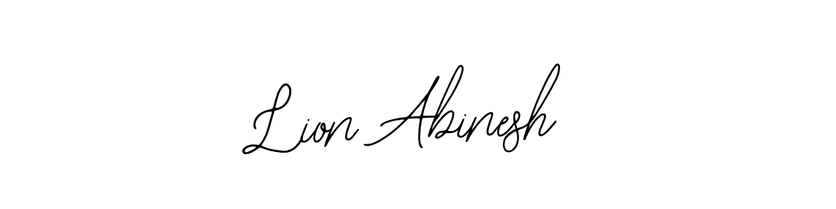 Design your own signature with our free online signature maker. With this signature software, you can create a handwritten (Bearetta-2O07w) signature for name Lion Abinesh. Lion Abinesh signature style 12 images and pictures png