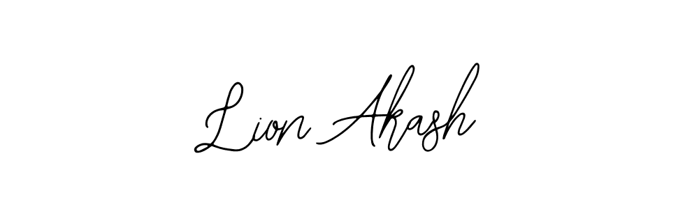 Also we have Lion Akash name is the best signature style. Create professional handwritten signature collection using Bearetta-2O07w autograph style. Lion Akash signature style 12 images and pictures png