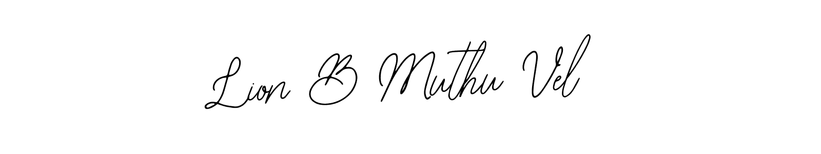 Once you've used our free online signature maker to create your best signature Bearetta-2O07w style, it's time to enjoy all of the benefits that Lion B Muthu Vel name signing documents. Lion B Muthu Vel signature style 12 images and pictures png