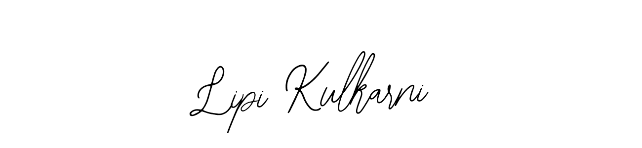 Use a signature maker to create a handwritten signature online. With this signature software, you can design (Bearetta-2O07w) your own signature for name Lipi Kulkarni. Lipi Kulkarni signature style 12 images and pictures png