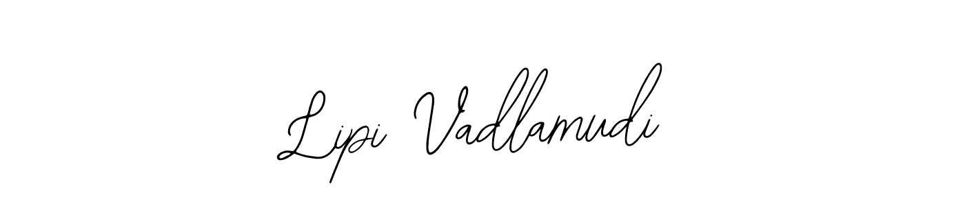 Lipi Vadlamudi stylish signature style. Best Handwritten Sign (Bearetta-2O07w) for my name. Handwritten Signature Collection Ideas for my name Lipi Vadlamudi. Lipi Vadlamudi signature style 12 images and pictures png