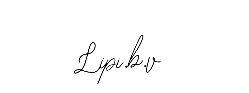 Use a signature maker to create a handwritten signature online. With this signature software, you can design (Bearetta-2O07w) your own signature for name Lipi.b.v. Lipi.b.v signature style 12 images and pictures png