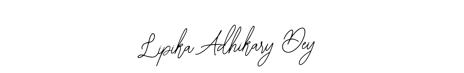 Create a beautiful signature design for name Lipika Adhikary Dey. With this signature (Bearetta-2O07w) fonts, you can make a handwritten signature for free. Lipika Adhikary Dey signature style 12 images and pictures png