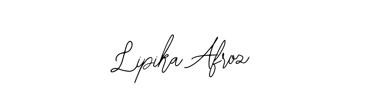 How to Draw Lipika Afroz signature style? Bearetta-2O07w is a latest design signature styles for name Lipika Afroz. Lipika Afroz signature style 12 images and pictures png