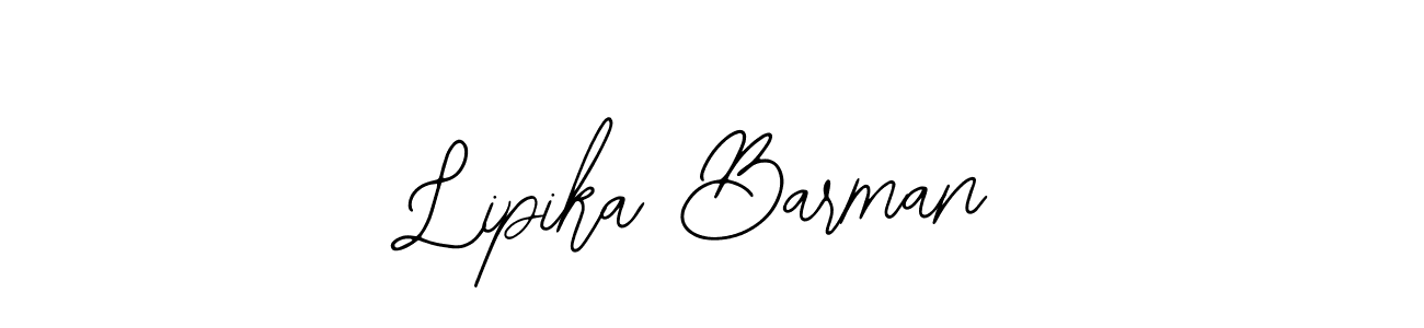 How to make Lipika Barman name signature. Use Bearetta-2O07w style for creating short signs online. This is the latest handwritten sign. Lipika Barman signature style 12 images and pictures png