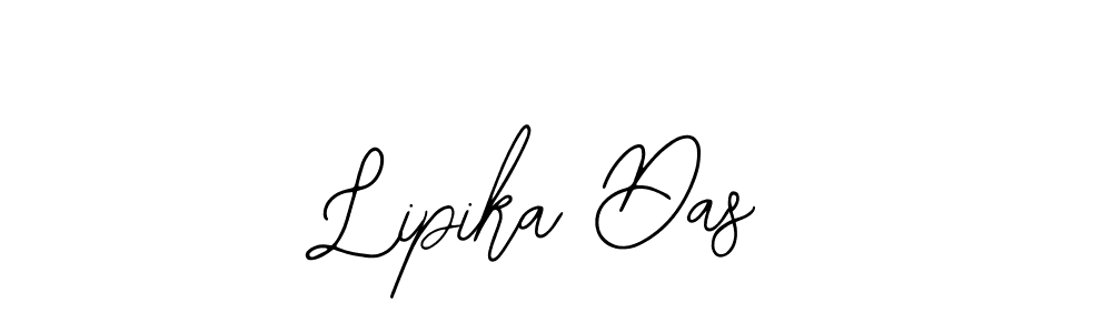 How to make Lipika Das name signature. Use Bearetta-2O07w style for creating short signs online. This is the latest handwritten sign. Lipika Das signature style 12 images and pictures png