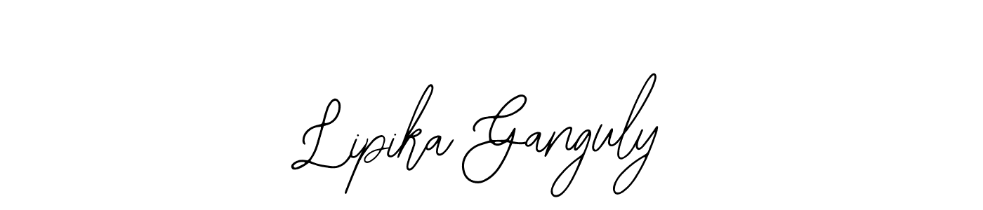 if you are searching for the best signature style for your name Lipika Ganguly. so please give up your signature search. here we have designed multiple signature styles  using Bearetta-2O07w. Lipika Ganguly signature style 12 images and pictures png