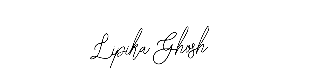 Similarly Bearetta-2O07w is the best handwritten signature design. Signature creator online .You can use it as an online autograph creator for name Lipika Ghosh. Lipika Ghosh signature style 12 images and pictures png