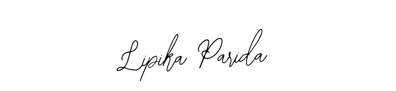 Also You can easily find your signature by using the search form. We will create Lipika Parida name handwritten signature images for you free of cost using Bearetta-2O07w sign style. Lipika Parida signature style 12 images and pictures png