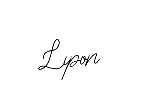 Design your own signature with our free online signature maker. With this signature software, you can create a handwritten (Bearetta-2O07w) signature for name Lipon. Lipon signature style 12 images and pictures png