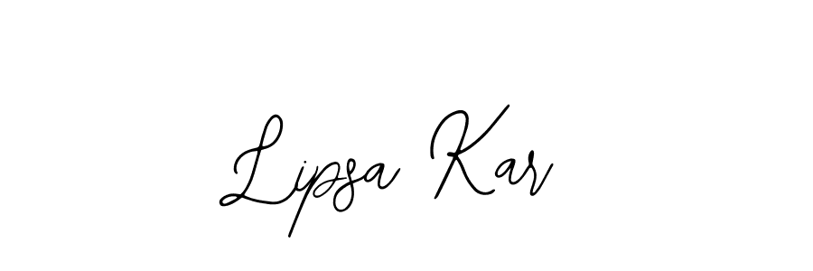 Lipsa Kar stylish signature style. Best Handwritten Sign (Bearetta-2O07w) for my name. Handwritten Signature Collection Ideas for my name Lipsa Kar. Lipsa Kar signature style 12 images and pictures png