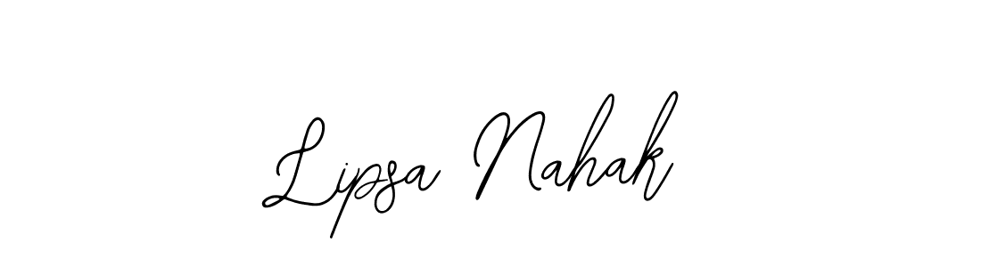 Make a beautiful signature design for name Lipsa Nahak. With this signature (Bearetta-2O07w) style, you can create a handwritten signature for free. Lipsa Nahak signature style 12 images and pictures png