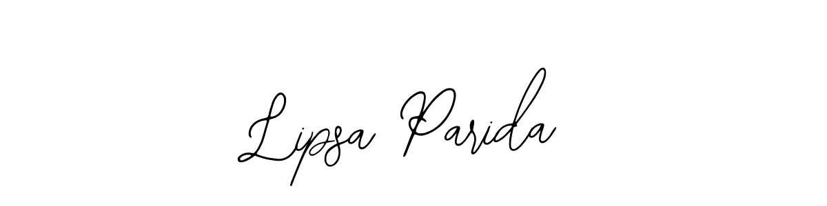 Make a beautiful signature design for name Lipsa Parida. Use this online signature maker to create a handwritten signature for free. Lipsa Parida signature style 12 images and pictures png