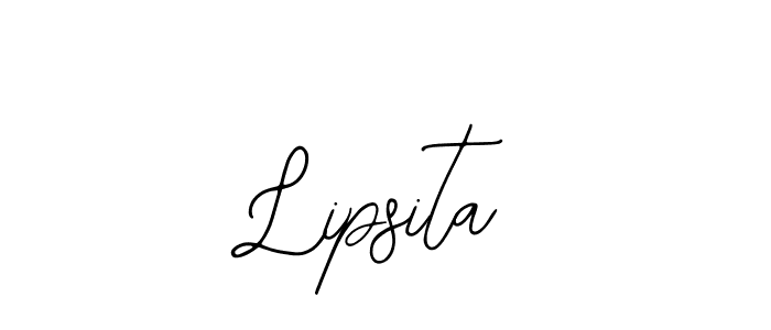 Also we have Lipsita name is the best signature style. Create professional handwritten signature collection using Bearetta-2O07w autograph style. Lipsita signature style 12 images and pictures png