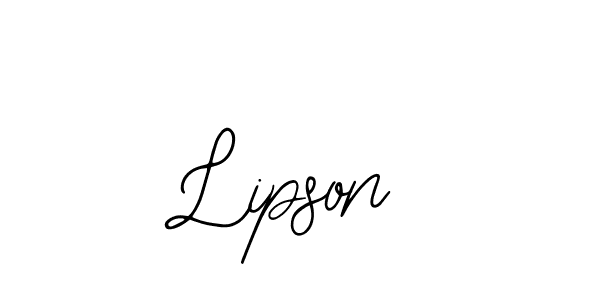 How to make Lipson name signature. Use Bearetta-2O07w style for creating short signs online. This is the latest handwritten sign. Lipson signature style 12 images and pictures png