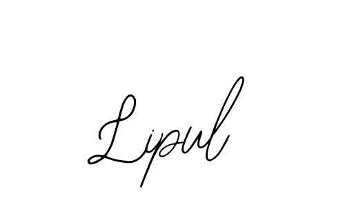 How to make Lipul name signature. Use Bearetta-2O07w style for creating short signs online. This is the latest handwritten sign. Lipul signature style 12 images and pictures png